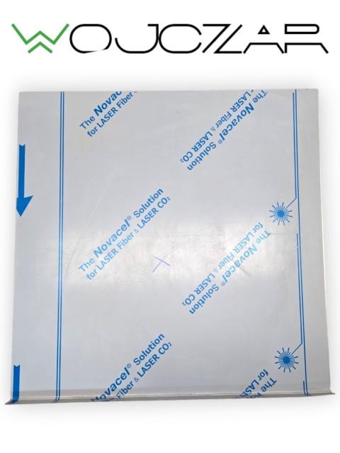 Stolnica deska do krojenia INOXLM 50 x 50 cm stal nierdzewna rant 2 cm do ciasta