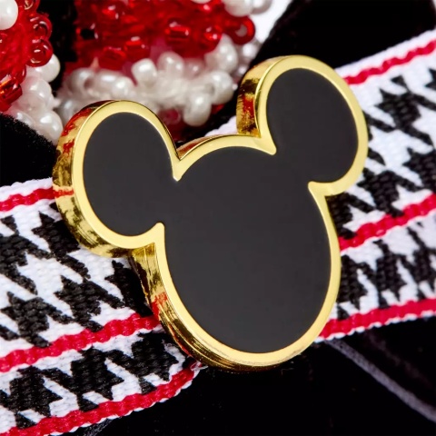 Ozdoba Disney Mickey Mouse laski cukrowe kokarda zawieszka 10 cm