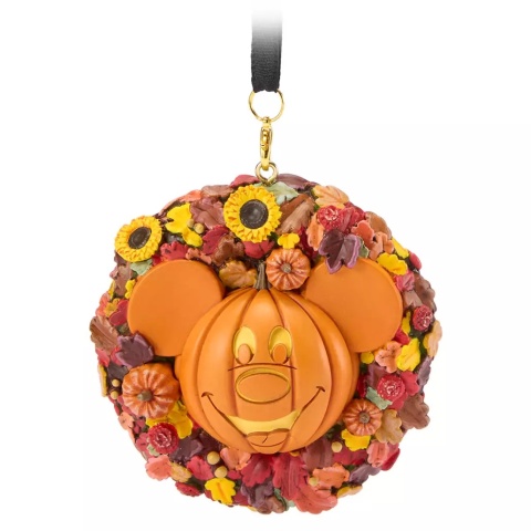 Ozdoba Halloween Disney Mickey Mouse dynia wieniec 6,5 cm