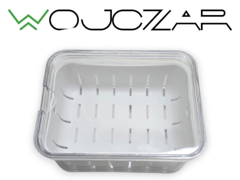 iDesign Crisp pojemnik do owoców lodówki z koszykiem 21x16 cm 71640EU