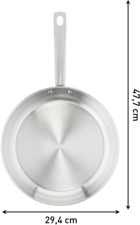 Patelnia Tefal Virtuoso 28 cm stal nierdzewna indukcja E49206