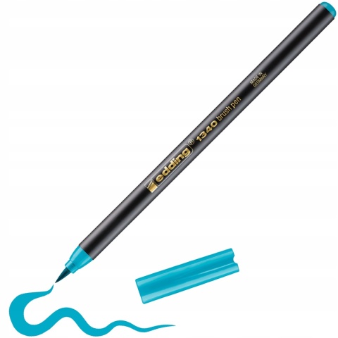 edding 1340 Brush Pen pisak pędzelkowy 1–3 mm turkusowy 4-1340014