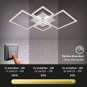 Plafon LED Briloner Frame 48W 4000 lm 3000K 75 cm ściemniany
