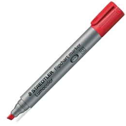 STAEDTLER Lumocolor 356 B marker do flipchartu czerwony 2–5 mm 356 B-2