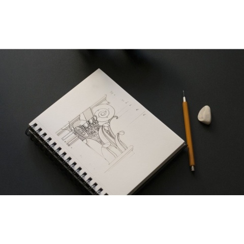Clairefontaine Esquisse szkicownik 12x18 cm 100 arkuszy 90g spirala