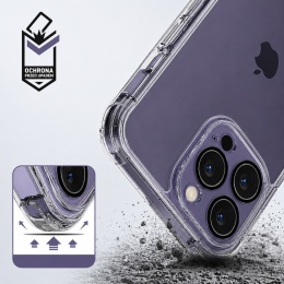 WojCzar Mobile Etui Apple iPhone 14 Pro Przezroczyste z Osłoną Aparatu 9H