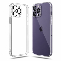 WojCzar Mobile Etui Apple iPhone 14 Pro Max Przezroczyste z Osłoną Aparatu 9H
