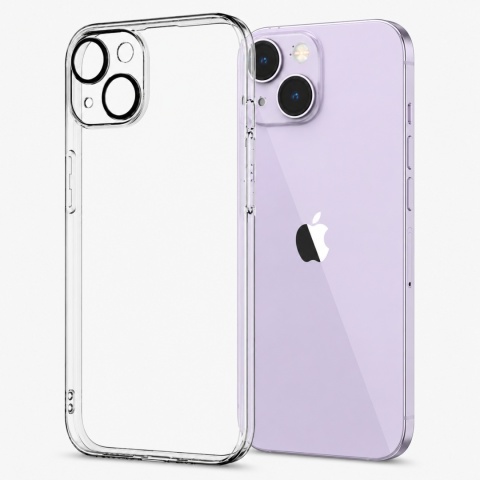 WojCzar Mobile Etui Apple iPhone 14 Przezroczyste z Osłoną Aparatu 9H