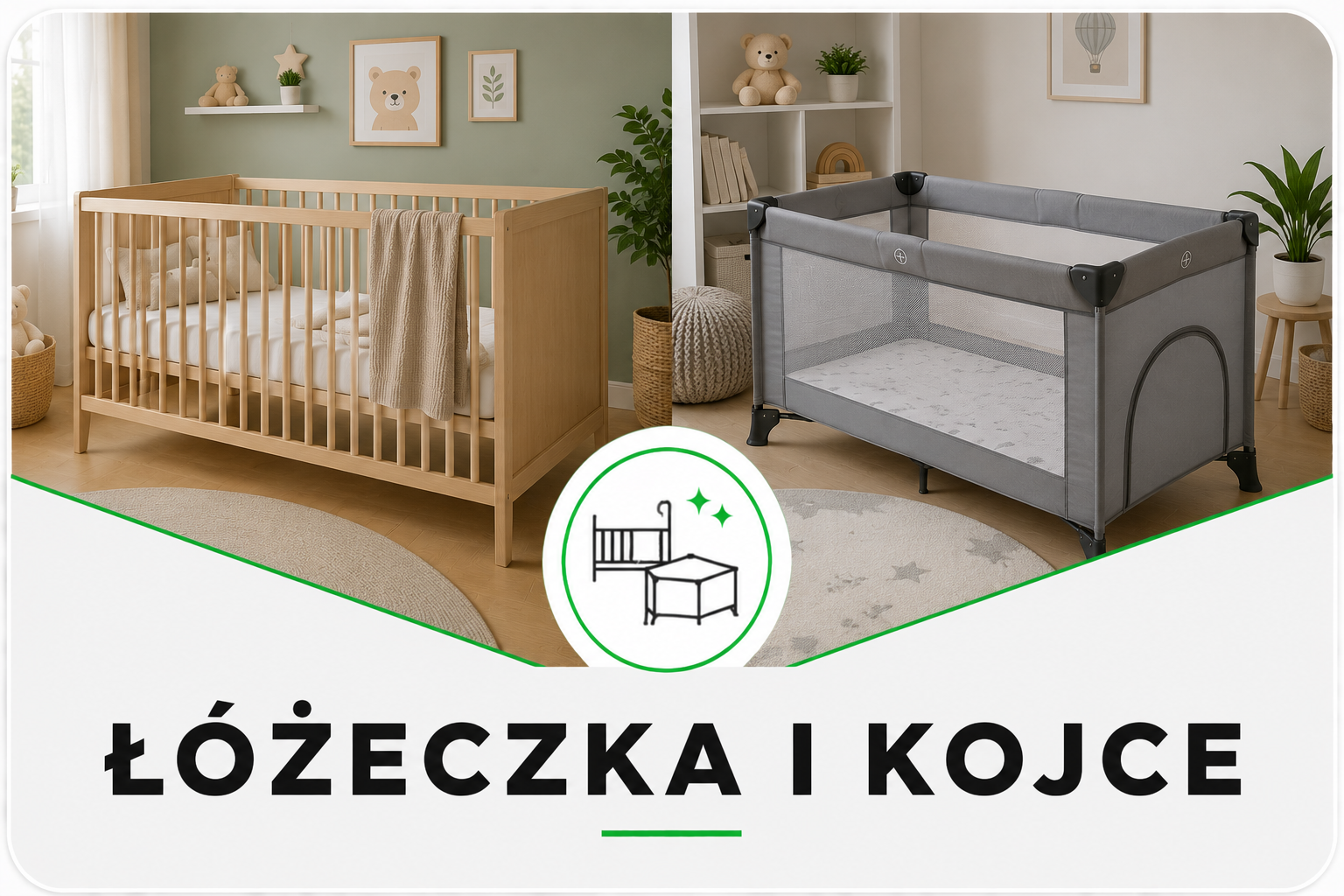 Łózeczka i kojce